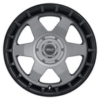 Weld Off-Road Ridge 17x9 - 5x114.3 / 5x127 BP - ET-12 - 78.1mm CB Satin Gunmetal Wheel (Black Ring) (view 3)