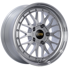 BBS LM 17x7.5 5x130 ET28 CB71.6 Diamond Silver Center Diamond Cut Lip Wheel