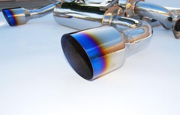 Invidia 02-08 Nissan 350z Gemini Single Layer Titanium Tip Cat-back Exhaust (view 3)