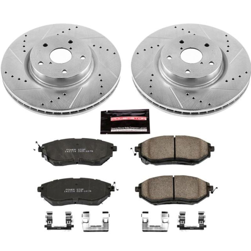 Power Stop 06-07 Subaru B9 Tribeca Front Z23 Evolution Sport Brake Kit Main image