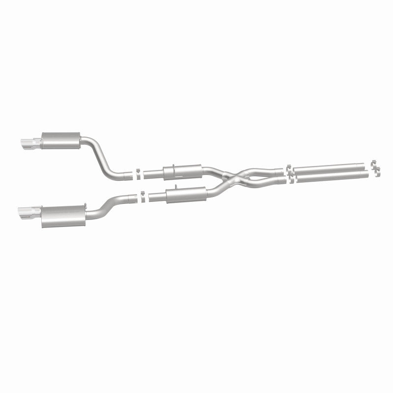 MagnaFlow 11-12 Dodge Charger SRT-8 Hemi Dual Split Rear Exit Stainless Cat-Back Performance Exhaust (view 31)