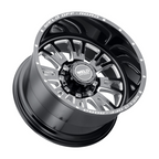 Weld Slingblade 20x12 / 8x165.1 / 4.75 BS / 125.1 HB - Gloss Black Milled - Non-BL Wheel (view 3)
