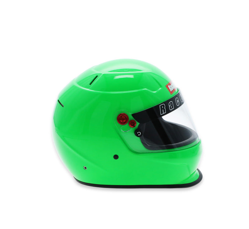 RaceQuip PRO25 SA2025 FLO GRN MED HELMET (view 5)