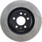 StopTech Power Slot 12-13 Audi A6 Quattro/11-12 A7 Quattro / 10-13 S4 Rear Right Slotted Rotor (view 9)