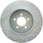 StopTech Select Sport 06-15 Dodge Charger/ 05-15 Chrysler 300 Slotted/Drilled Right Rear Brake Rotor (view 4)