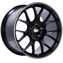 BBS CH-R 20x11.5 5x130 ET65 CB71.6 Satin Black Polished Rim Protector Wheel