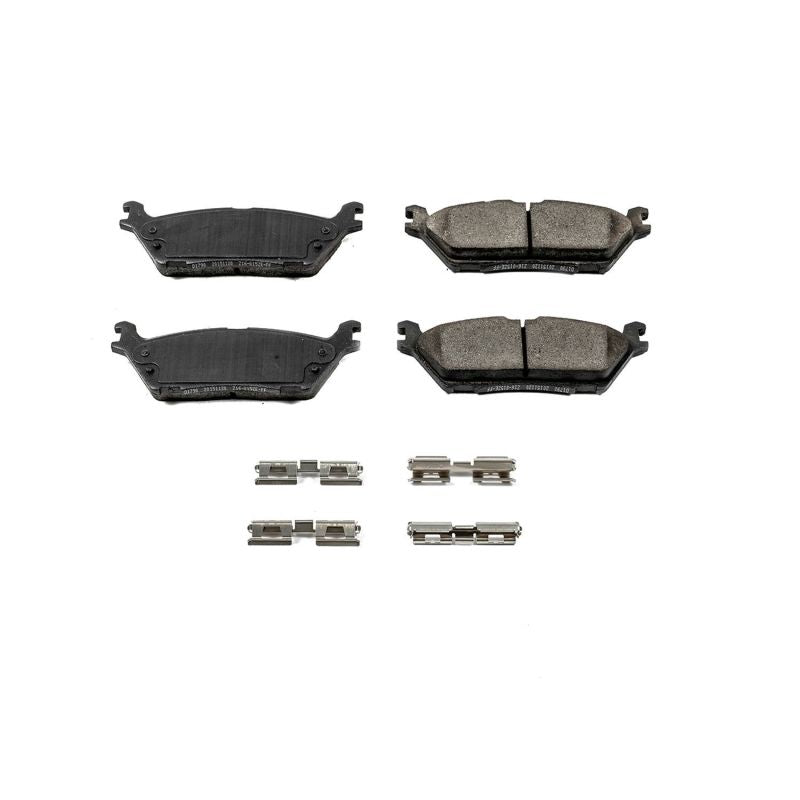 Power Stop 18-19 Ford Expedition Rear Z17 Evolution Ceramic Brake Pads w/Hardware Main image
