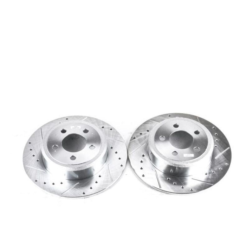 Power Stop 05-19 Chrysler 300 Rear Evolution Drilled & Slotted Rotors - Pair Main image