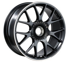 BBS CH-R 20x9 CL ET51 CB84 Satin Black Polished Rim Protector Wheel