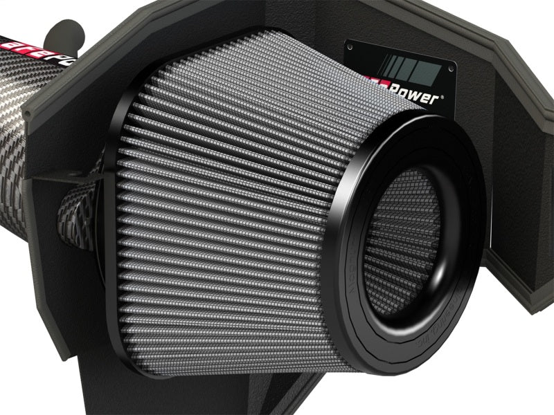 aFe POWER Magnum FORCE Carbon Fiber Stage 2 Pro Dry S CAIS - 11-18 Dodge Challenger/Charger V8-6.4L (view 7)