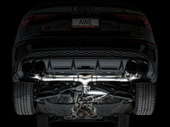 AWE Tuning 22-24 Audi 8Y S3 Track Edition Exhaust - Diamond Black Tips