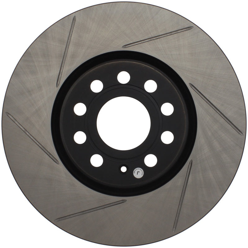 StopTech Power Slot 06-10 Audi A3 / 08-10 TT / 06-09 VW GTI Mlk V/Passat Right Front Slotted Rotor (view 2)