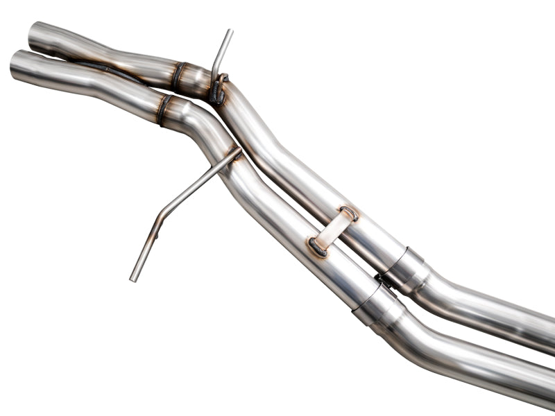 AWE Tuning 2022+ Porsche Macan 2.9TT Touring Edition Cat-Back Exhaust w/ Chrome Silver Tips (view 12)