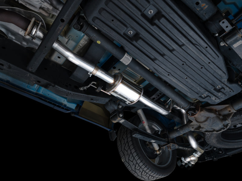 AWE 21-25 Ford F150 (14th Gen Reg Cab) Cat-Back Exhaust - 4.5in Dual Side Exit Diamond Black Tips (view 5)
