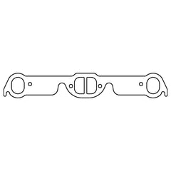 Cometic Pontiac V8 .094in HTG Exhaust Manifold Gasket Set - 1.940in x 1.500in D/Oval Ports