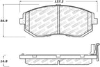 StopTech Performance 13 Scion FR-S / 13 Subaru BRZ Front Brake Pads (view 2)