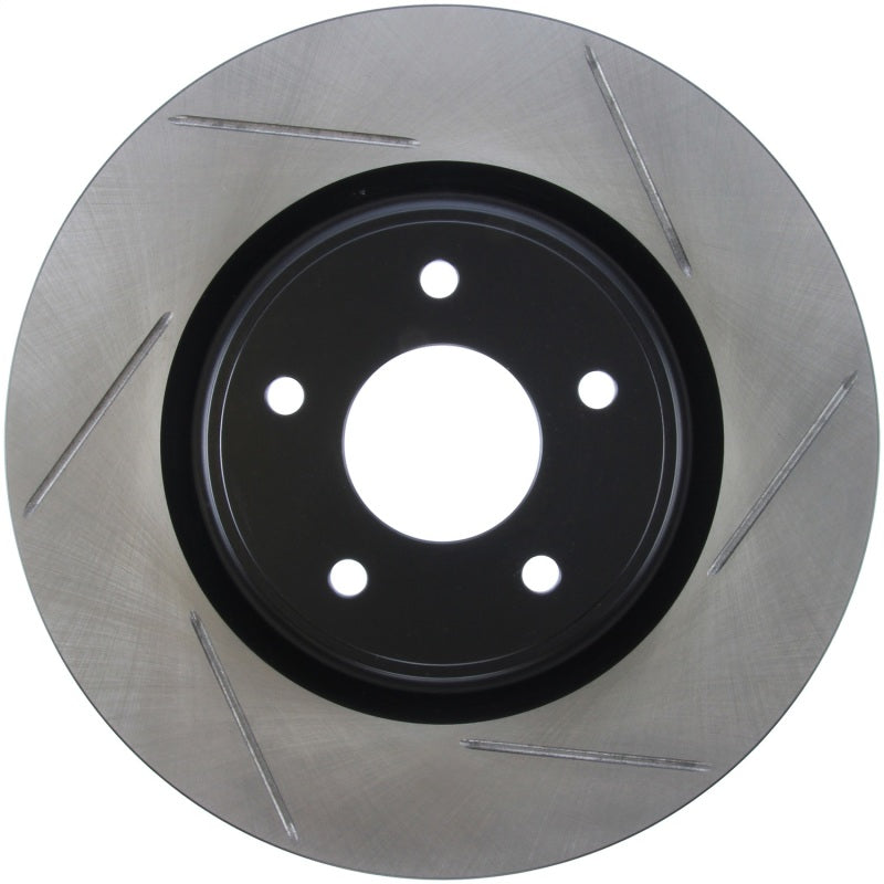 StopTech 13-15 Nissan Pathfinder Slotted Front Left Rotor (view 4)