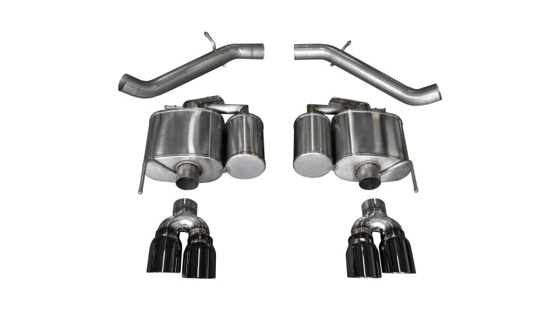 Corsa 16-18 Cadillac ATS-V 3.6T 4in Black Sport Axle-Back Exhaust Main image