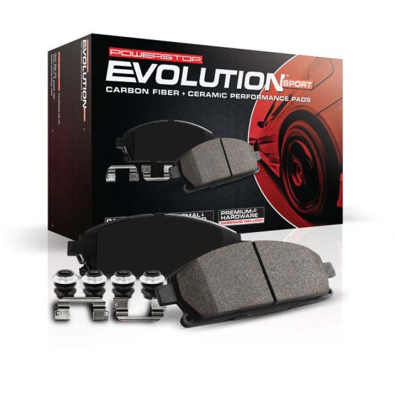 Power Stop 11-19 Dodge Durango Rear Z23 Evolution Sport Brake Pads w/Hardware (view 2)