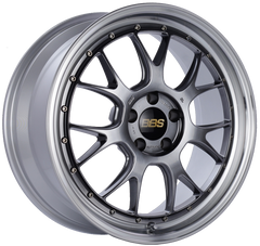 BBS LM-R 19x8.5 5x112 ET38 Diamond Black Center Diamond Cut Lip Wheel -82mm PFS/Clip Required