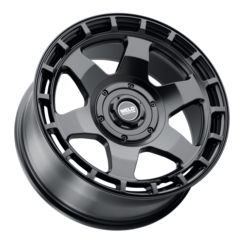 Weld Off-Road Ridge 20x9 - 8x170 BP - ET0 - 125.1mm CB - Satin Black Wheel (view 3)