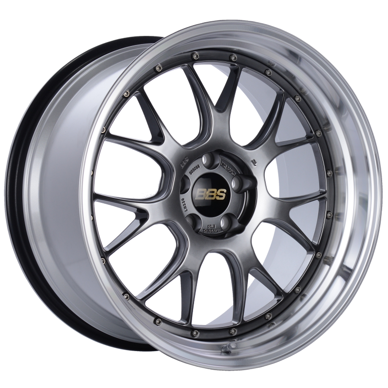 BBS LM-R 20x11 5x114.3 ET20 CB66 Diamond Black Center Diamond Cut Lip Wheel Main image
