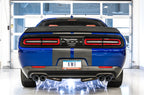 AWE Tuning 2017+ Challenger 5.7L Touring Edition Exhaust - Non-Resonated - Chrome Silver Quad Tips (view 2)