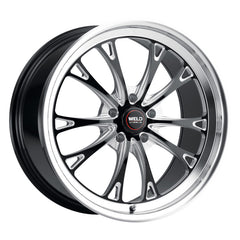 Weld S157 20X10.5 Belmont Drag 5X127 ET38 BS7.25 Gloss Black MIL Dia 71.5