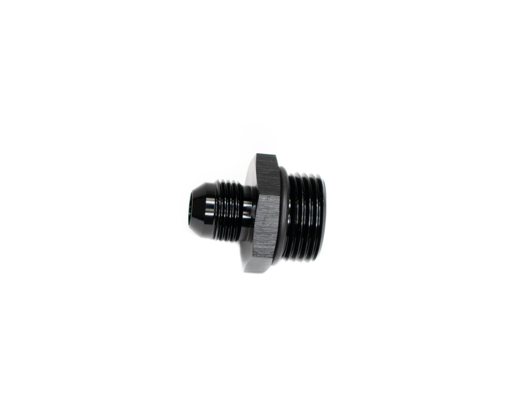 BTR AN FITTING - AN TO ORB ADAPTER - 12 ORB TO 8AN - BLACK - ADPT-02-017