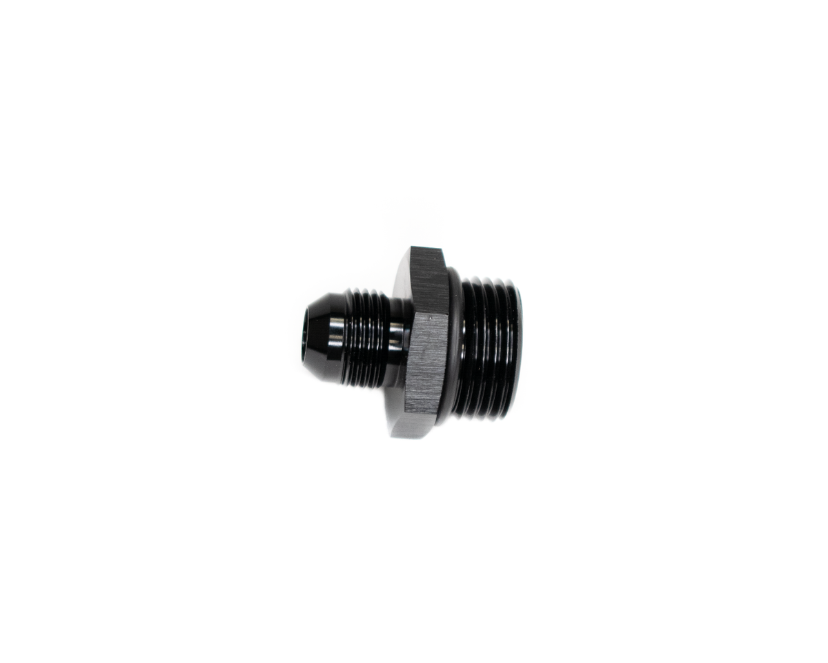 BTR AN FITTING - AN TO ORB ADAPTER - 12 ORB TO 8AN - BLACK - ADPT-02-017