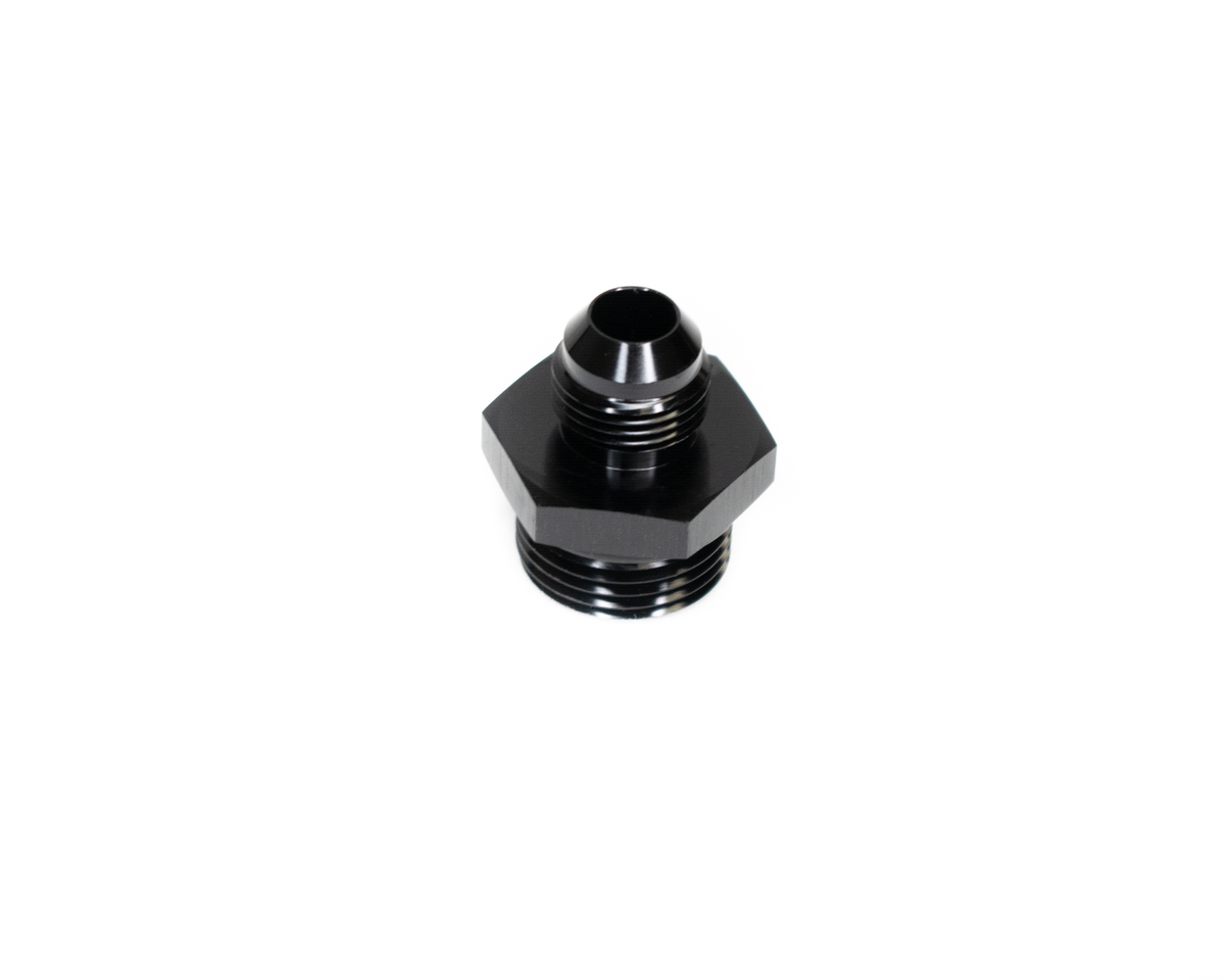 BTR AN FITTING - AN TO ORB ADAPTER - 12 ORB TO 8AN - BLACK - ADPT-02-017