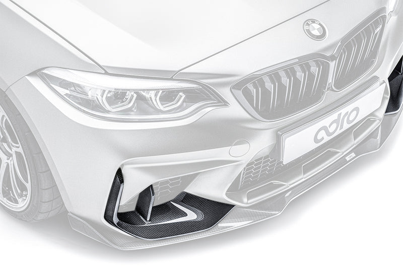 ADRO F87 M2 Competition Carbon Front Bumper Air Duct Cover Set