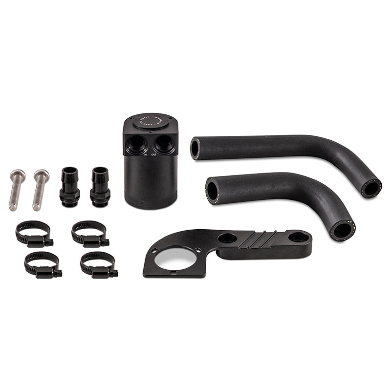 Mishimoto 2015+ BMW F8X M3/M4 Baffled Oil Catch Can - Wrinkle Black (view 2)