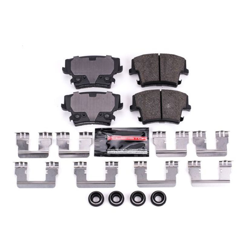 Power Stop 05-19 Chrysler 300 Rear Z23 Evolution Sport Brake Pads w/Hardware Main image