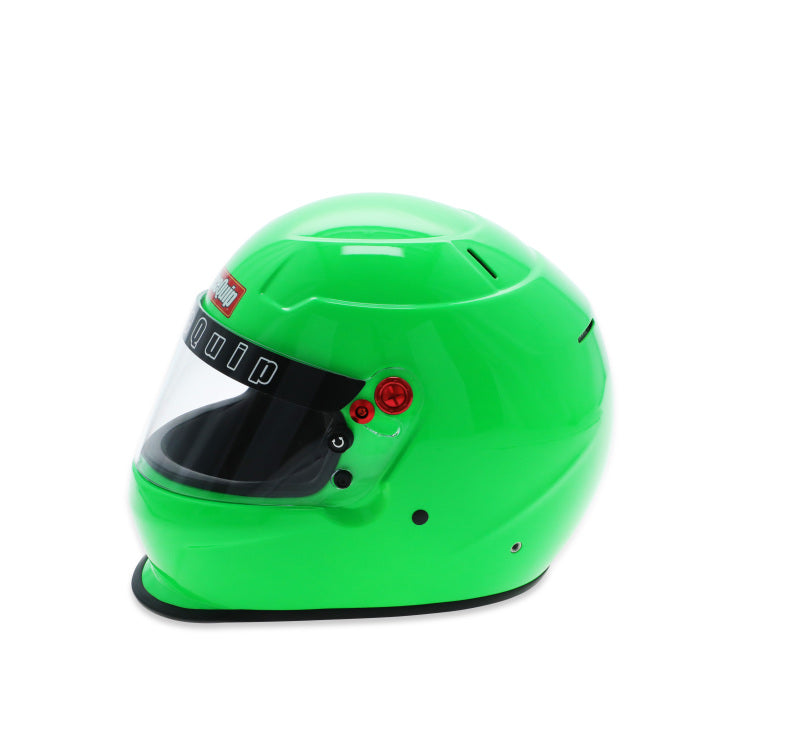 RaceQuip PRO25 SA2025 FLO GRN MED HELMET (view 6)