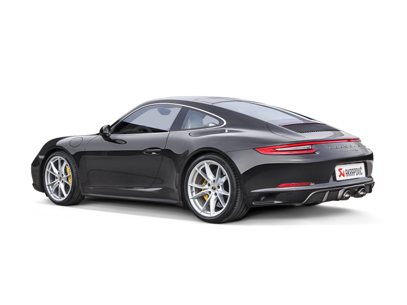 Akrapovic 16-17 Porsche 911 Carrera S/4/4S/GTS (991.2) Slip-On Line (Titanium) w/ Titanium Tips (view 6)