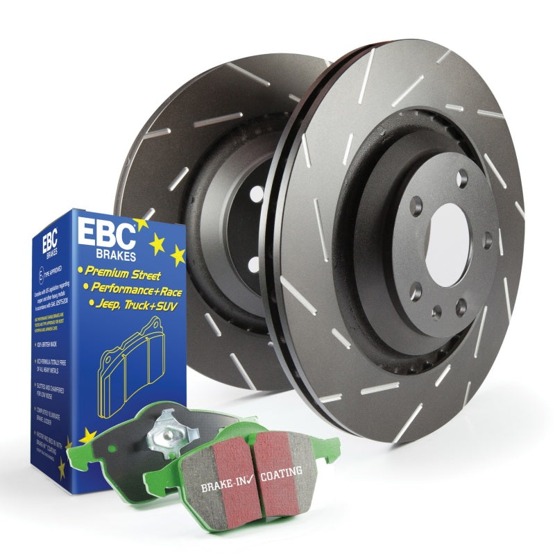 EBC S2 Kits Greenstuff Pads and USR Rotors (view 2)
