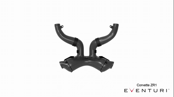 Eventuri Chevrolet Corvette C8 ZR1 Coupe Black Carbon Intake System