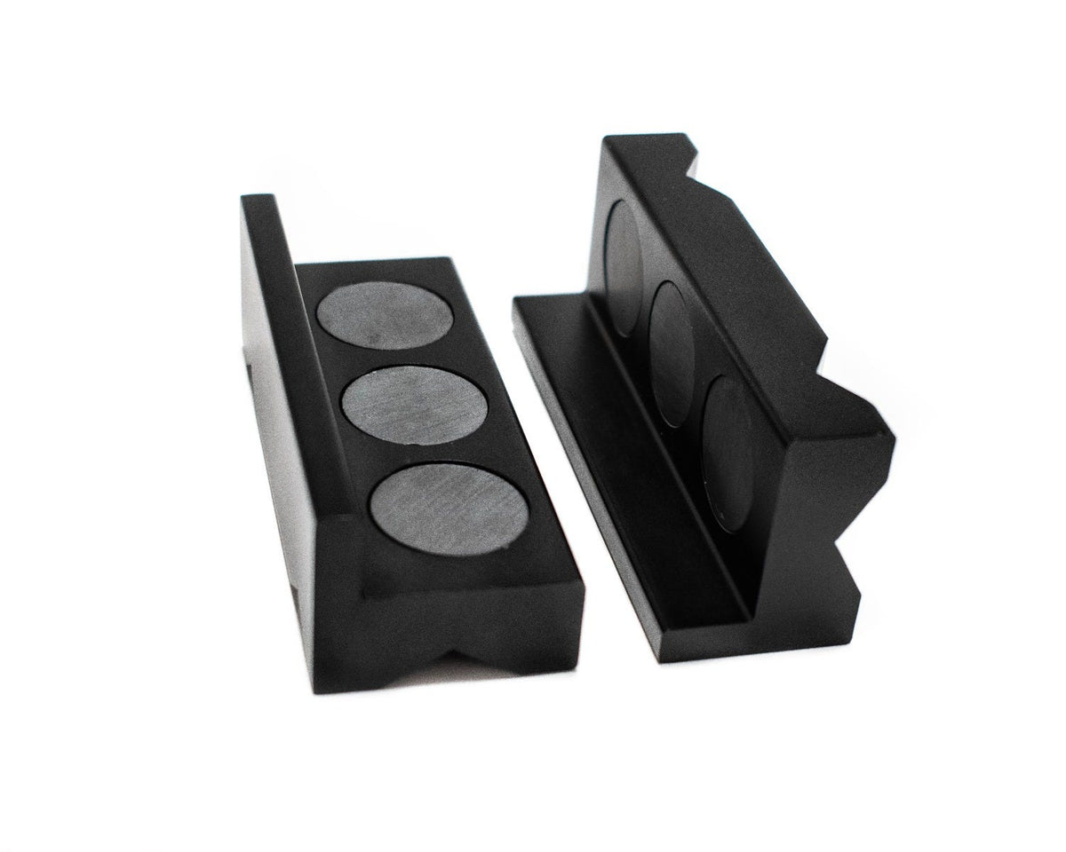 BTR ALUMINUM MAGNETIC VISE JAWS - BLACK - ANVJ01B