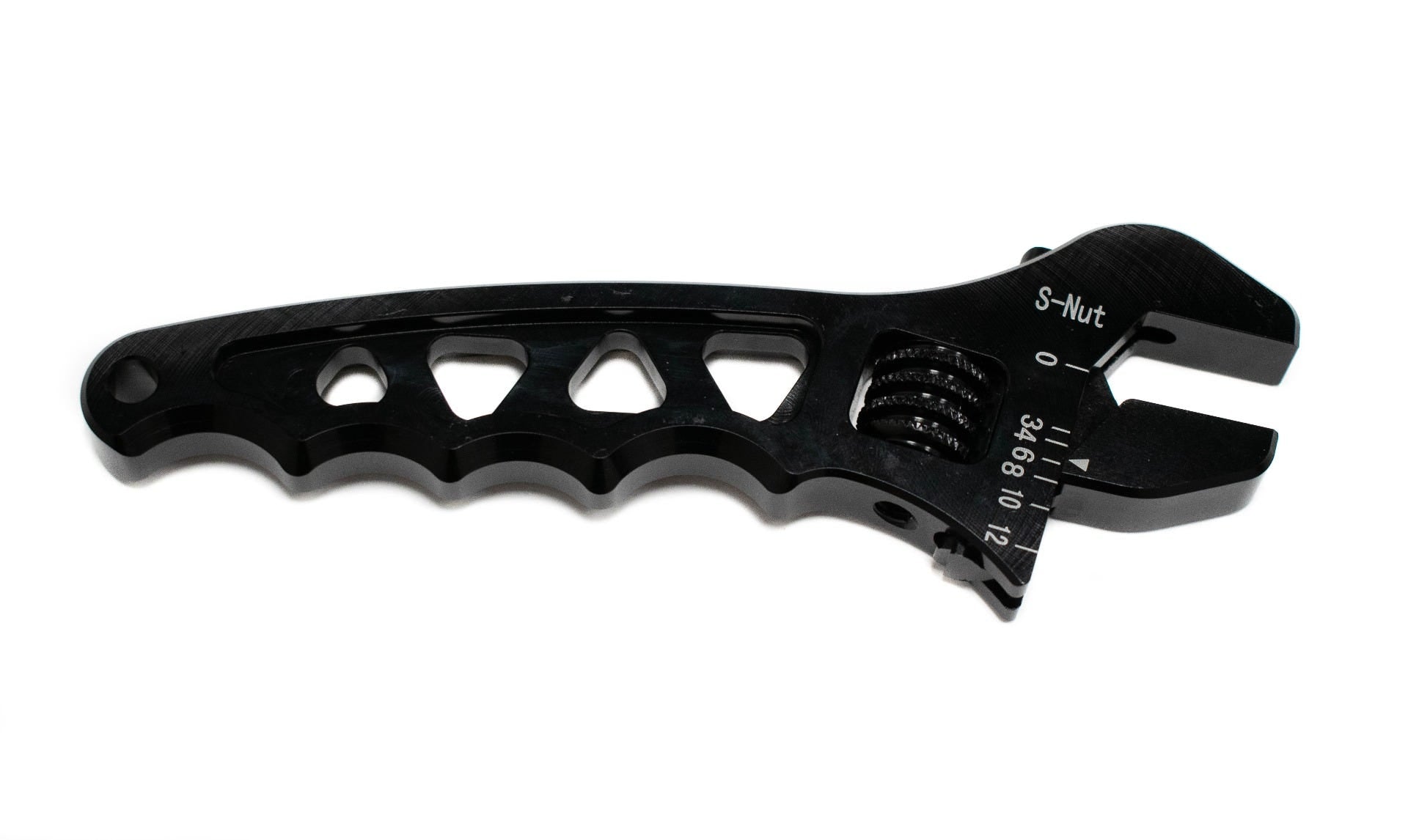 BTR AN 3-12 ADJUSTABLE ALUMINUM WRENCH - BLACK Secondary image