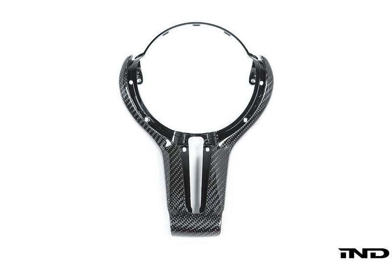 AutoTecknic F-Chassis M Vehicles - Carbon Fiber Outer Steering Wheel Trim Secondary image