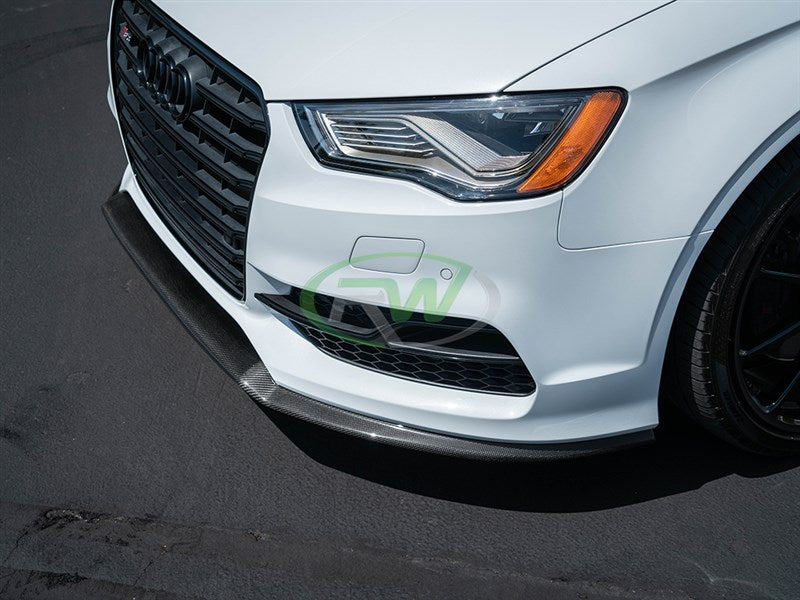 Audi A3/S3 (Pre-Facelift) Carbon Fiber Front Lip Main image