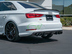 Audi 8v S3 Pre-Facelift Carbon Fiber Rear Diffuser