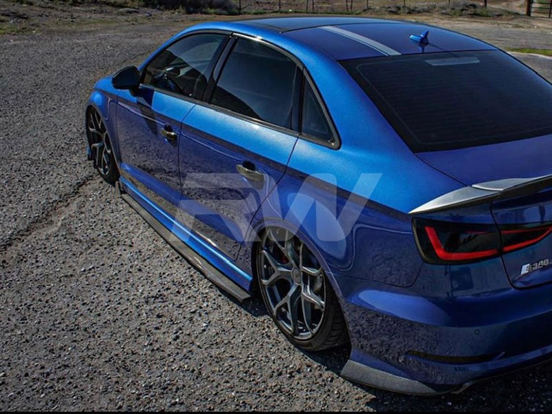 Audi A3 S3 RS3 GTX CF Side Skirt Extensions Secondary image