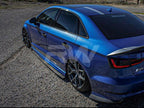 Audi A3 S3 RS3 GTX CF Side Skirt Extensions
