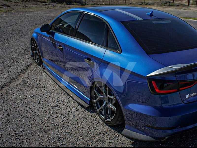 Audi A3 S3 RS3 GTX CF Side Skirt Extensions