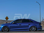 Audi A3 S3 RS3 GTX CF Side Skirt Extensions