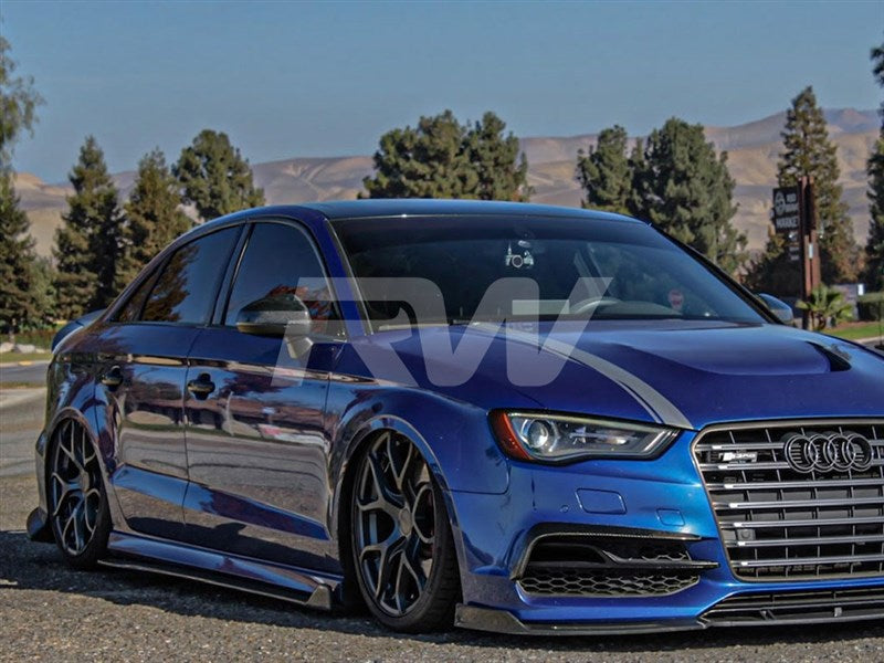 Audi A3 S3 RS3 GTX CF Side Skirt Extensions