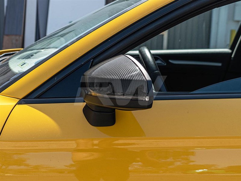 Audi 8V A3 S3 RS3 CF Mirror Cap Replacements