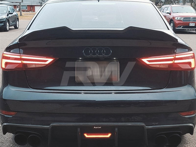 Audi 8V A3 S3 RS3 Carbon Fiber GTX Trunk Spoiler